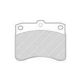Pastiglie Freno Ferodo Eco Friction FVR549EF Anteriore per PIAGGIO QUARGO 500 2005 - 2017